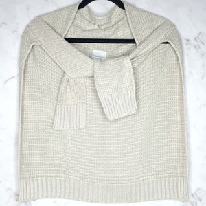 Meadow Lane Rayon Waffle Pattern Sweater Wrap OS